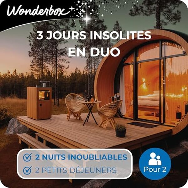 Découvrez notre avis complet sur le coffret cadeau Wonderbox pour 3 jours insolites en duo. Tarifs, expériences incluses et conseils pour bien choisir votre séjour.