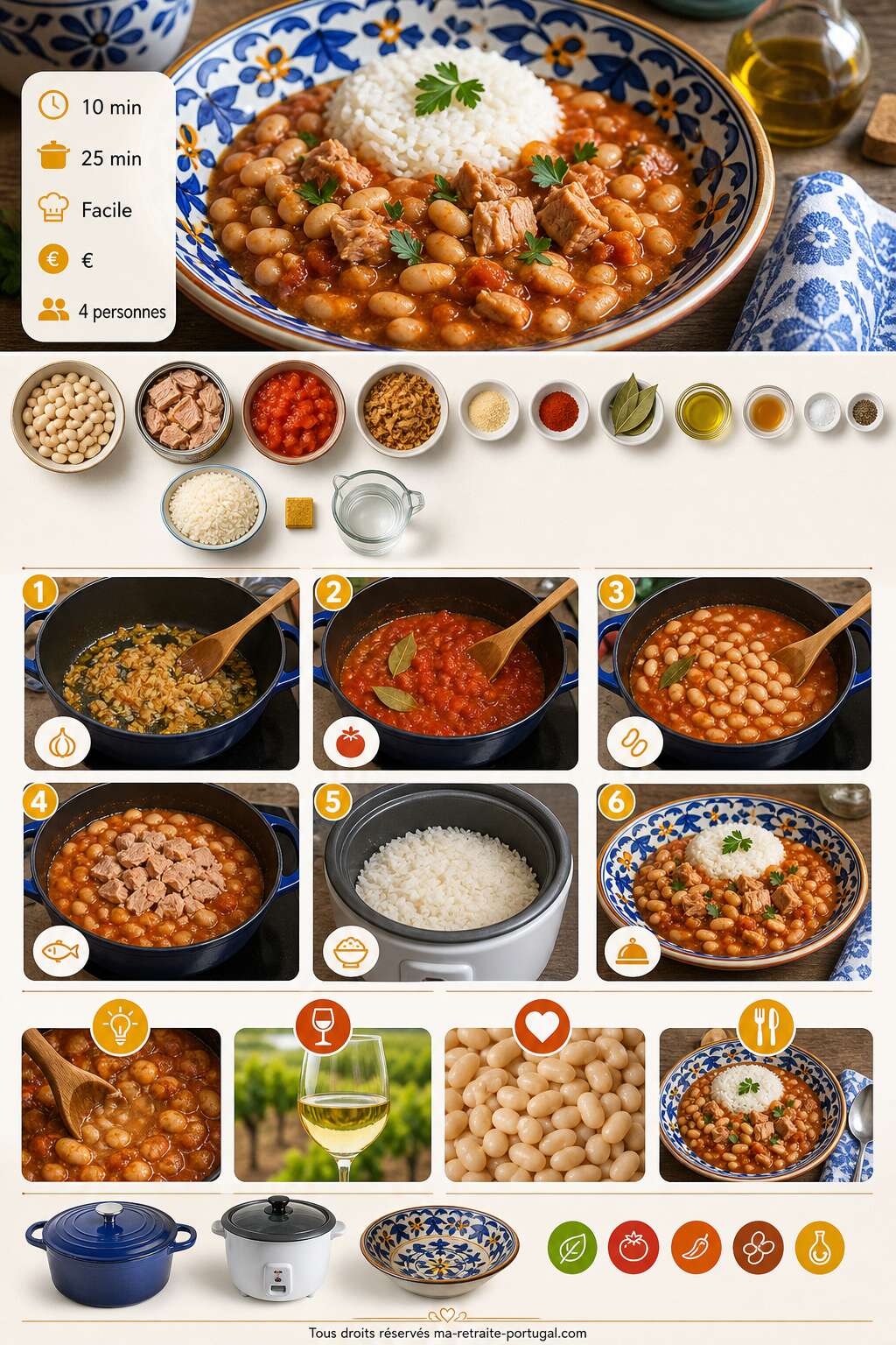 Fiche recette Recette portugaise facile : cuisinez pas cher à la maison Fiche recette Recette portugaise facile : cuisinez pas cher à la maison
