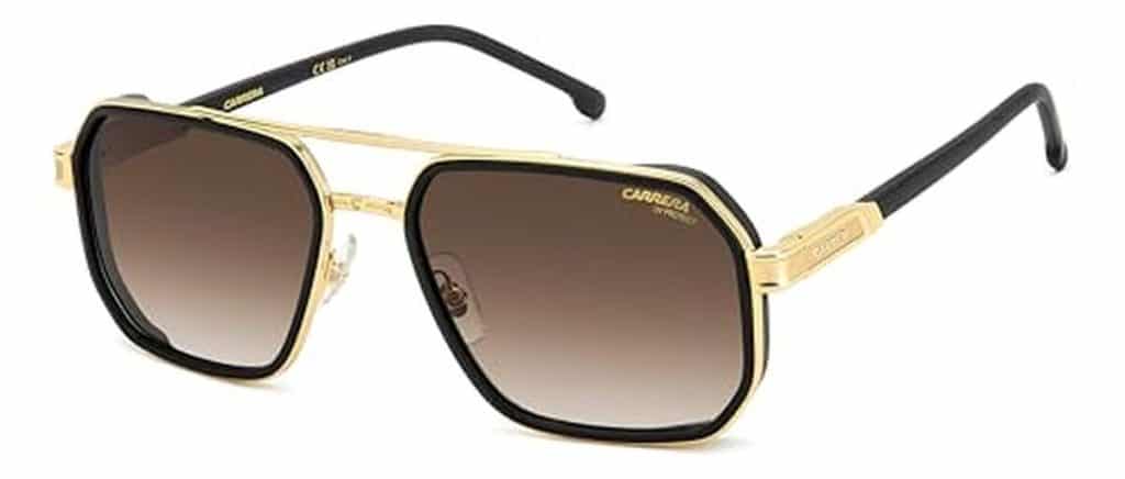 Avis sur les lunettes de soleil Carrera 1069/S noir mat doré verres dégradés marron