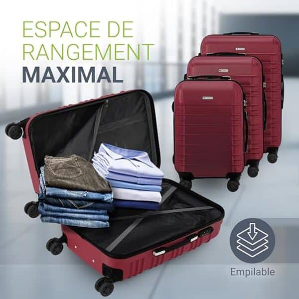 Découvrez notre test détaillé des valises rigides Juskys 3 pièces avec roulettes 360° et serrure à code : qualité, durabilité et praticité pour vos voyages