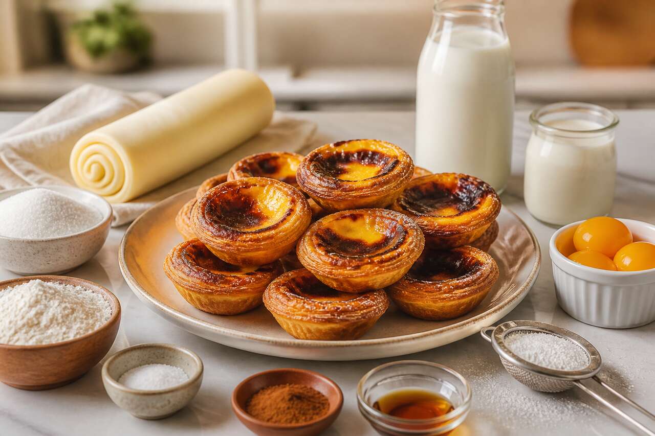 Découvrez la recette authentique des pasteis de nata portugais