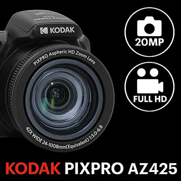 Découvrez notre test complet du Kodak Pixpro AZ425 : zoom 42x puissant, vidéo Full HD et performances en photographie pour tous les niveaux.