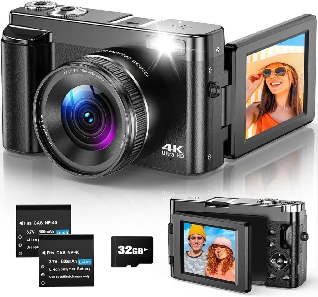 Test : appareil photo numérique 4K 48MP pour vlogging et voyage