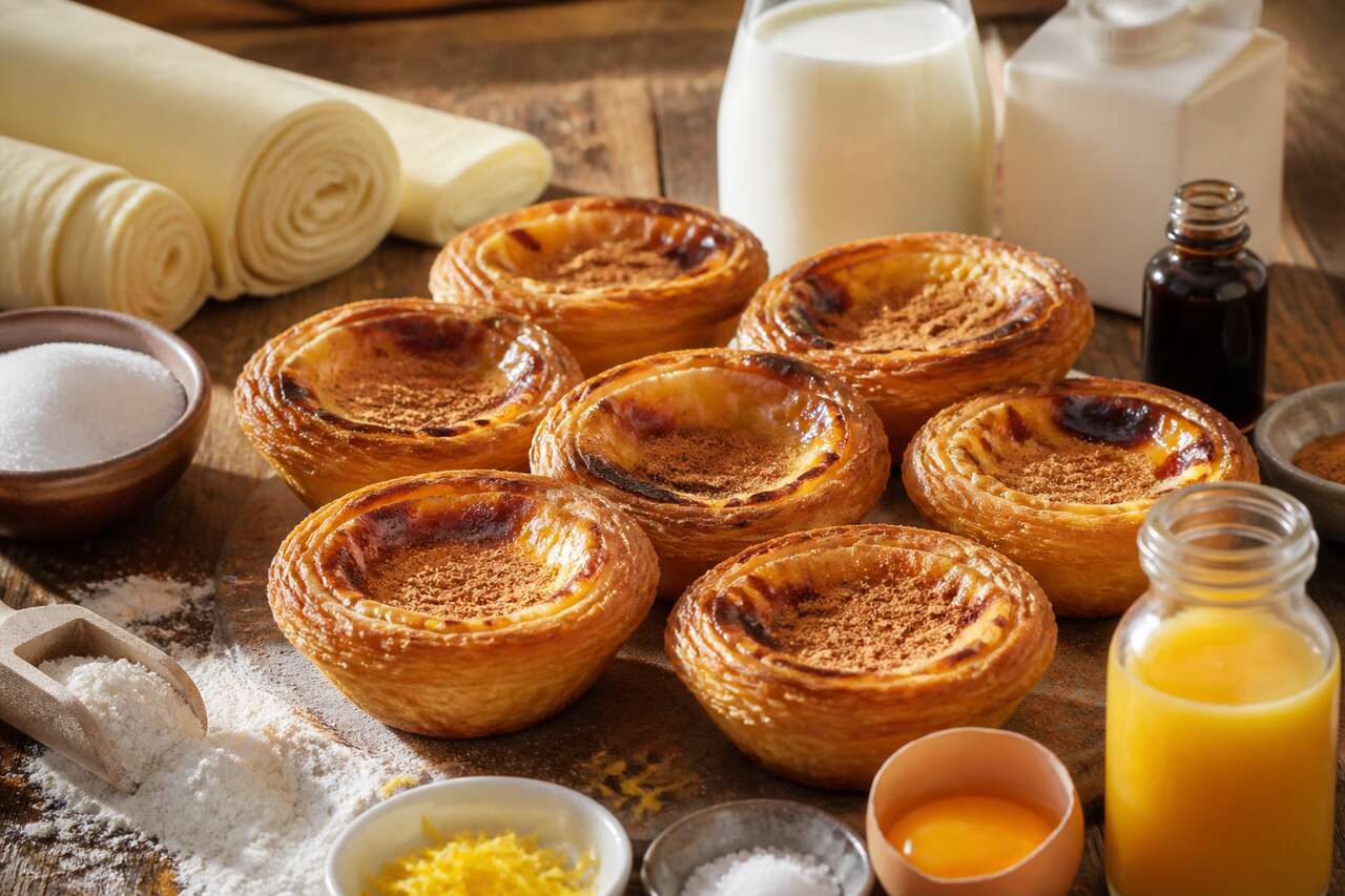 Comment préparer la recette authentique des natas portugais ?