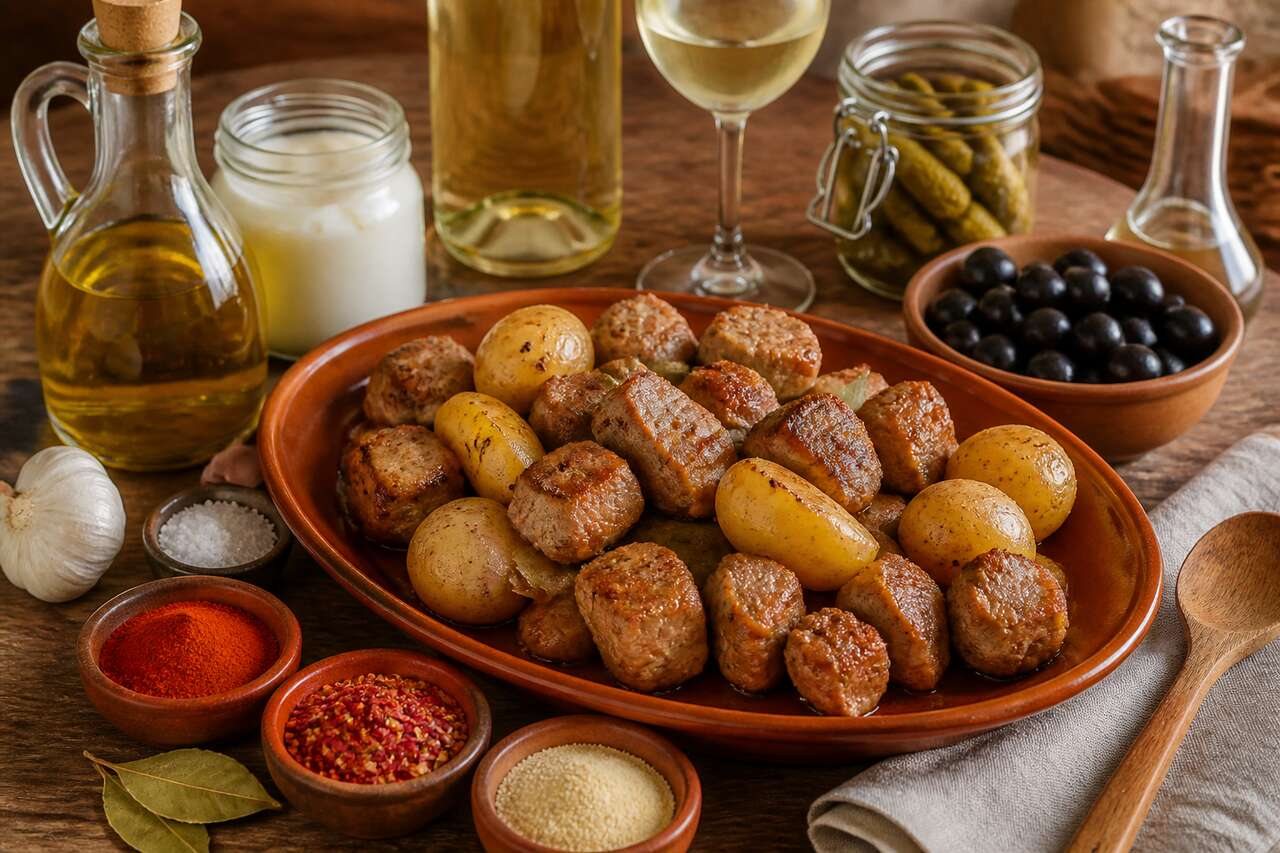 Découvrez la recette authentique des rojões de porc portugais