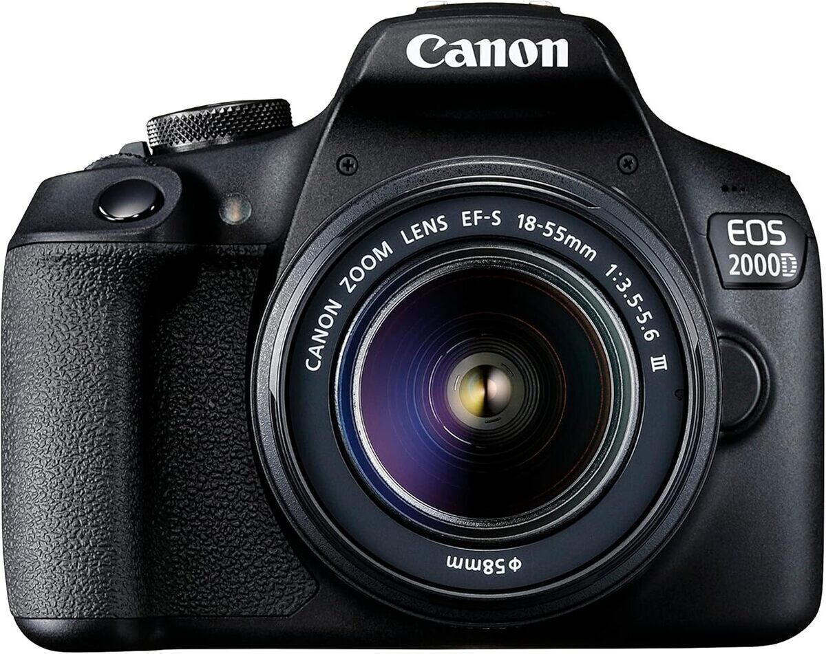 Test : canon EOS 2000D avec objectif polyvalent 18-55 mm
