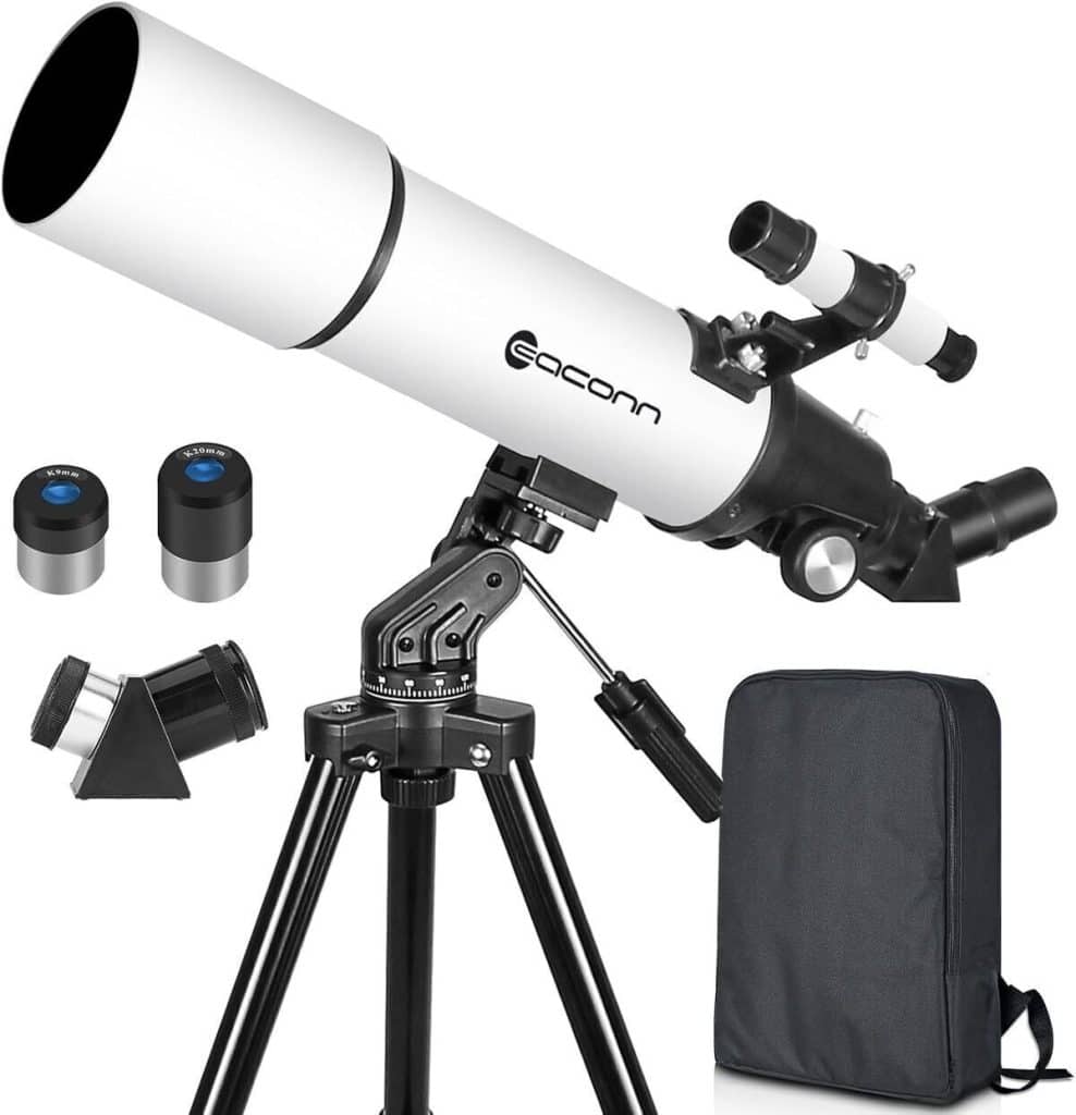 Test du télescope réfractif 600mm pour adultes débutants