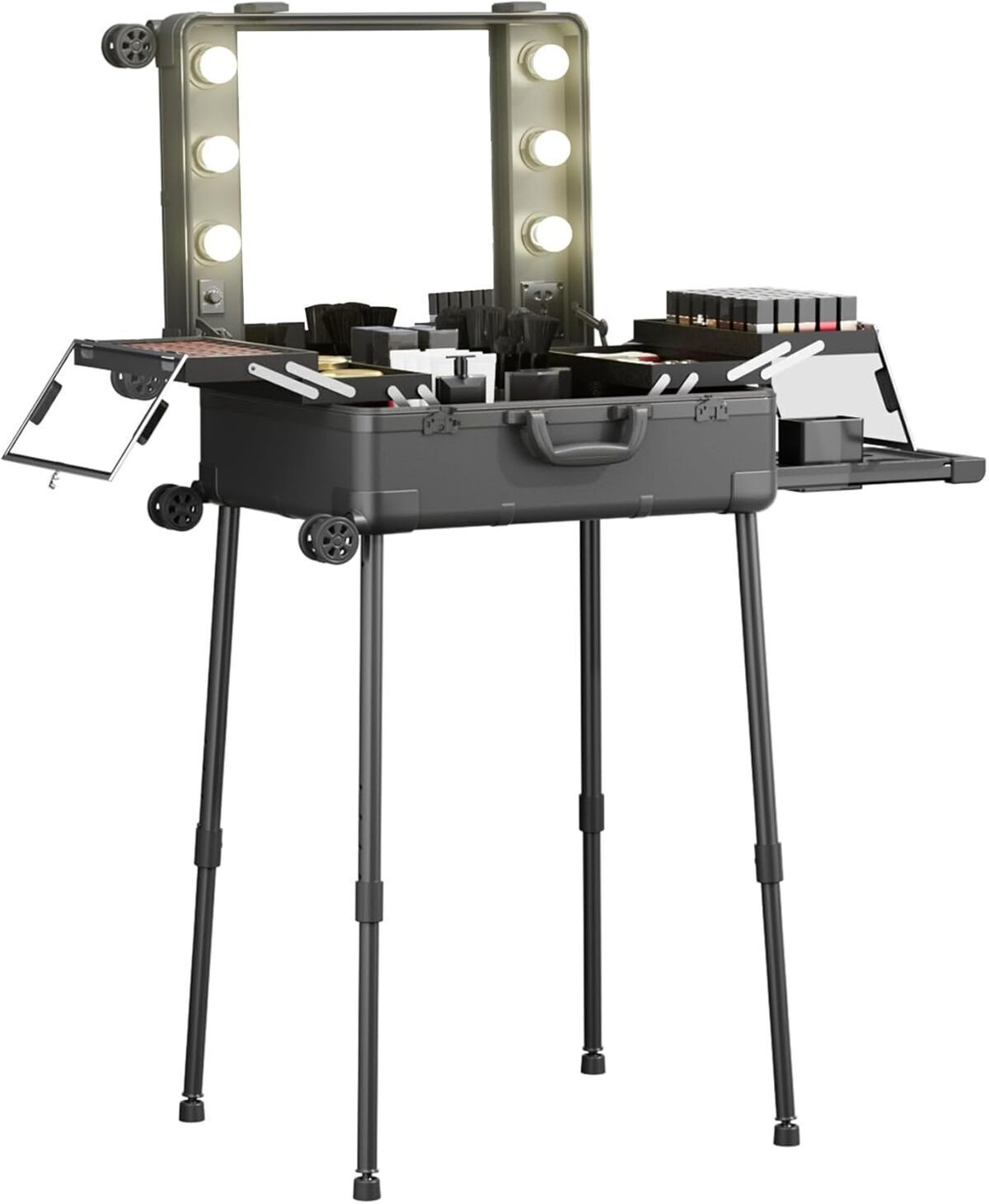 Test : valise de maquillage à roulettes avec grand miroir et ampoules