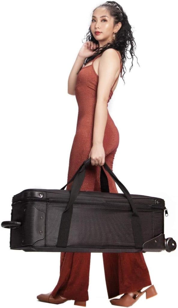 Test du sac trépieds photo à roulettes 33 pouces