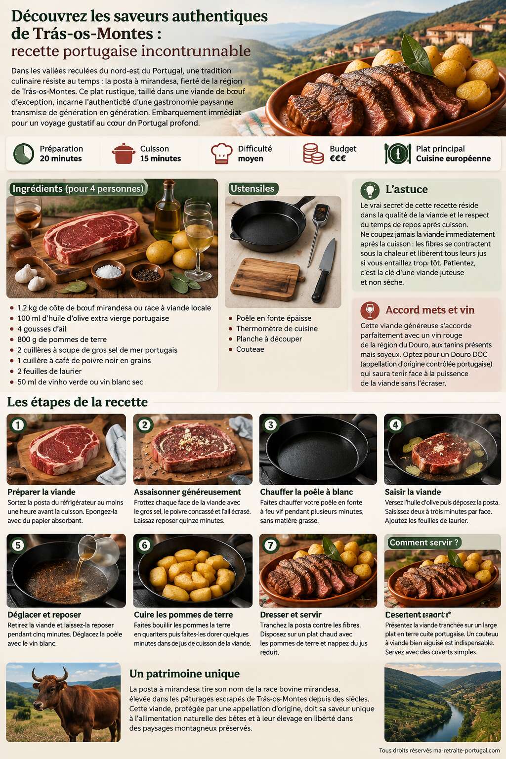 Fiche recette Découvrez les saveurs authentiques de Trás-os-Montes : recette portugaise incontournable Fiche recette Découvrez les saveurs authentiques de Trás-os-Montes : recette portugaise incontournable