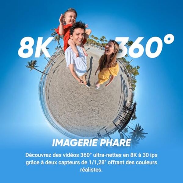 Découvrez notre test complet de l'Insta360 X5, la caméra 360 8K étanche idéale pour vos vlogs et activités sportives. Performances, caractéristiques et avis d'expert.