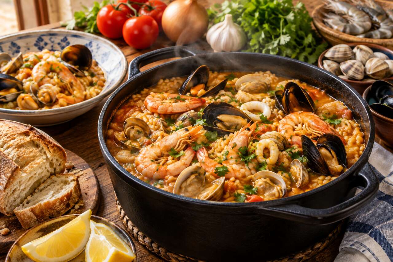Comment préparer le délicieux arroz de marisco portugais ?