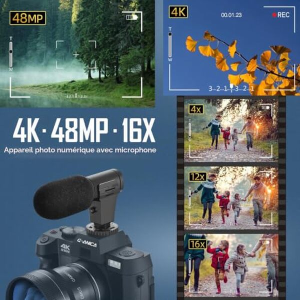 Découvrez notre test détaillé de l'appareil photo numérique 4K idéal pour les créateurs de contenu. Performances, qualité vidéo et fonctionnalités comparées.