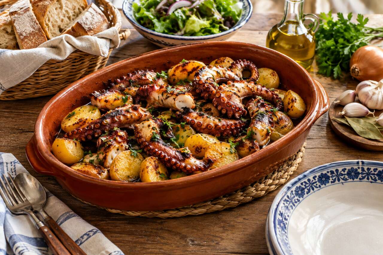 Découvrez la recette portugaise de poulpe incontournable