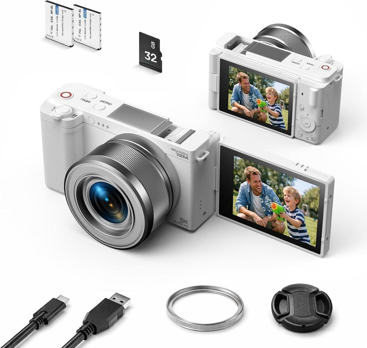 Test appareil photo 5K compact : zoom 6X et écran orientable