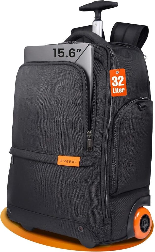 Test de l'Everki Atlas : sac à dos à roulettes 32 L idéal pour professionnels