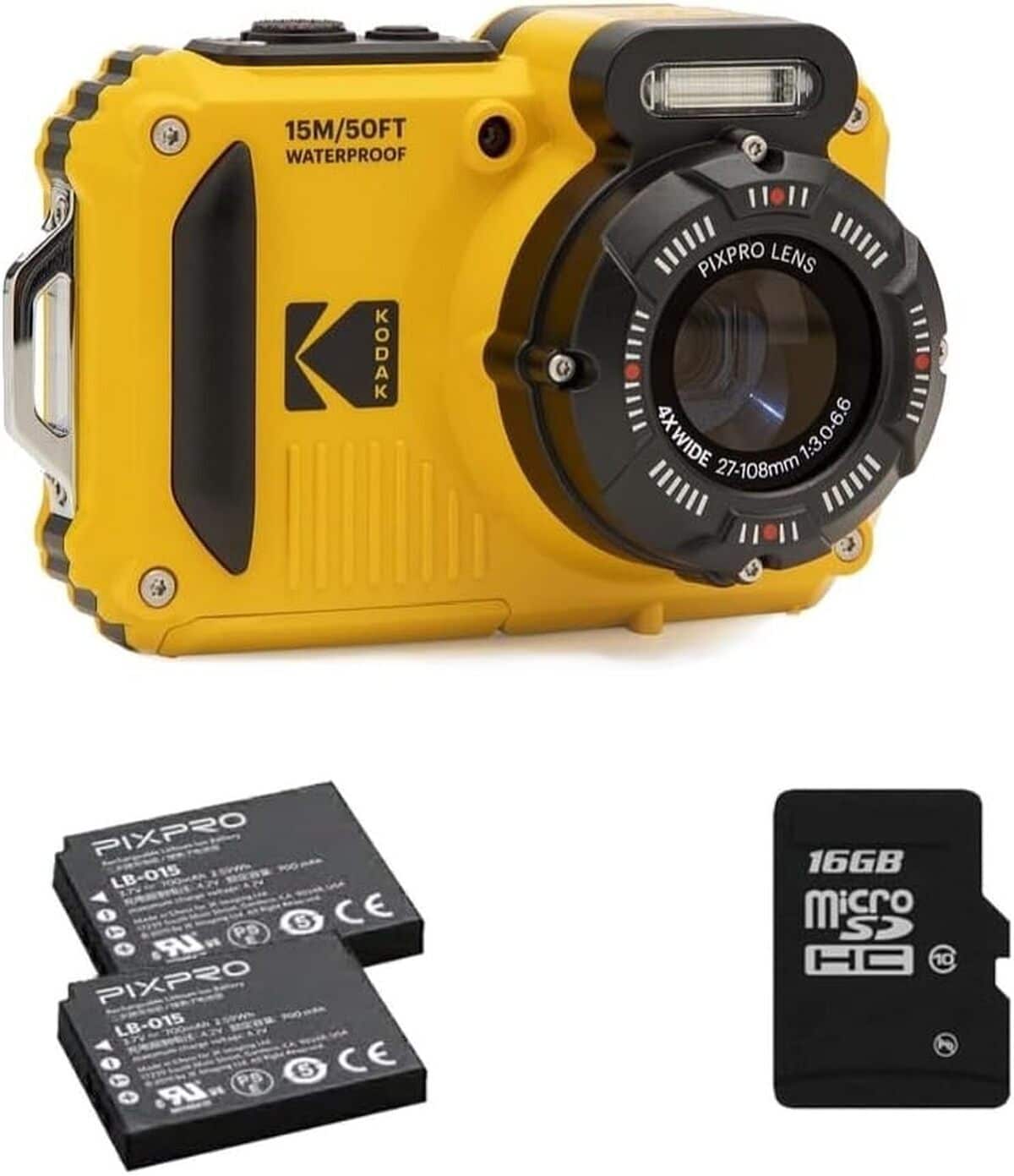 Test : kodak Pixpro WPZ2, le compact tout-terrain performant
